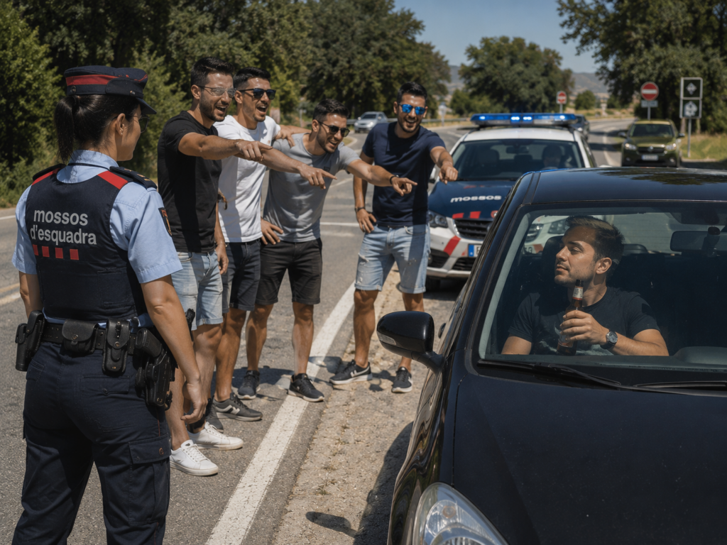 Multa de 900 € por no identificar al conductor